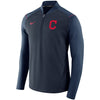 Cleveland Indians Elite Performance Half-Zip Pullover Jacket - Navy