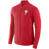 Philadelphia Phillies Elite Performance Half-Zip Pullover Jacket - Red