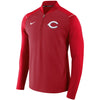 Cincinnati Reds Elite Performance Half-Zip Pullover Jacket - Red