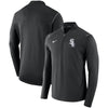 Chicago White Sox Elite Performance Half-Zip Pullover Jacket - Black