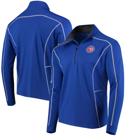 Chicago Cubs Columbia Shotgun Quarter-Zip Pullover Jacket