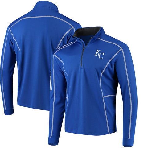 Kansas City Royals Columbia Shotgun Quarter-Zip Pullover Jacket