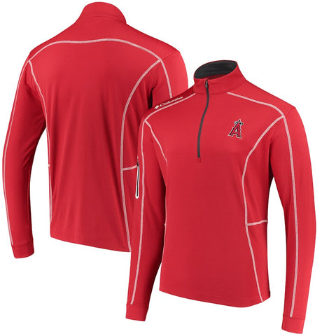 Los Angeles Angels Columbia Shotgun Quarter-Zip Pullover Jacket