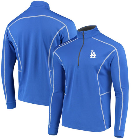 Los Angeles Dodgers Columbia Shotgun Quarter-Zip Pullover Jacket
