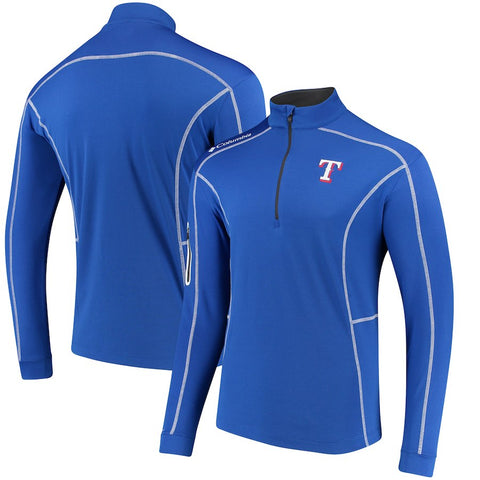 Texas Rangers Columbia Shotgun Quarter-Zip Pullover Jacket