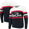 Boston Red Sox Mitchell & Ness Coaches Crew Neck Sweatshirt - Navy