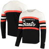 San Francisco Giants Mitchell & Ness Coaches Crew Neck Sweatshirt - Black