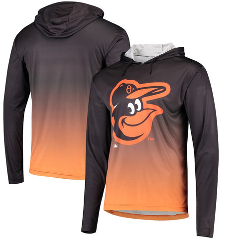 Baltimore Orioles Gradient Pullover Hooded Sweatshirt - Black