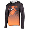 Baltimore Orioles Gradient Pullover Hooded Sweatshirt - Black