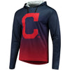 Cleveland Indians Gradient Pullover Hooded Sweatshirt - Navy