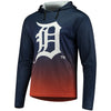 Detroit Tigers Gradient Pullover Hooded Sweatshirt - Navy