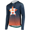Houston Astros Gradient Pullover Hooded Sweatshirt - Navy