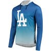 Los Angeles Dodgers Gradient Pullover Hooded Sweatshirt - Royal