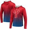 Philadelphia Phillies Gradient Pullover Hooded Sweatshirt - Red