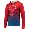 Philadelphia Phillies Gradient Pullover Hooded Sweatshirt - Red