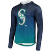 Seattle Mariners Gradient Pullover Hooded Sweatshirt - Navy