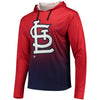 St. Louis Cardinals Gradient Pullover Hooded Sweatshirt - Red