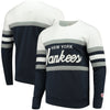 New York Yankees Mitchell & Ness Coaches Crew Neck Sweatshirt - Navy