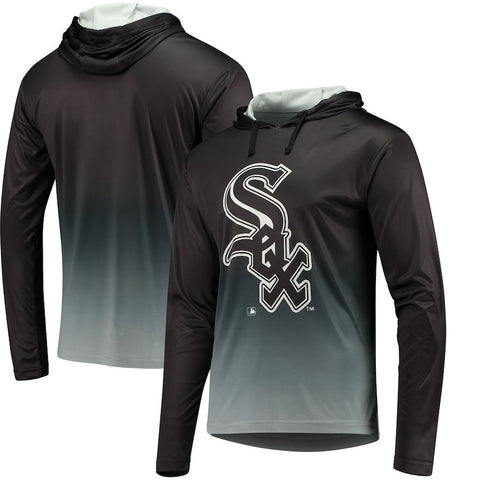 Chicago White Sox Gradient Pullover Hooded Sweatshirt - Black