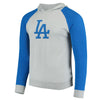 Los Angeles Dodgers Team Logo Pullover Hoodie - Gray