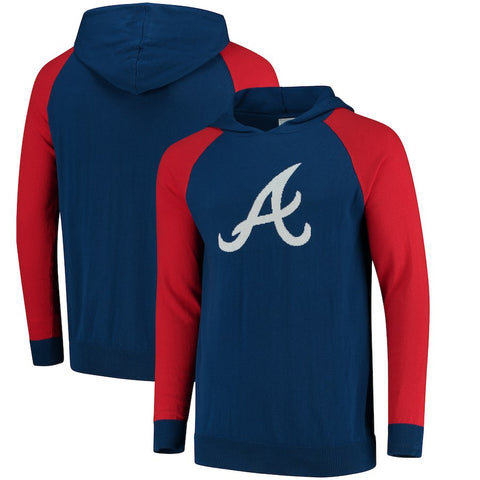 Atlanta Braves Team Logo Pullover Hoodie - Navy