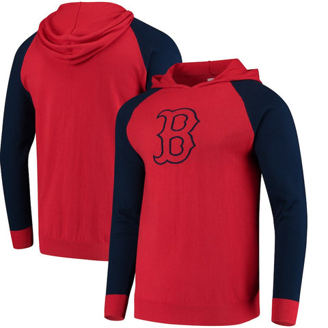Boston Red Sox Team Logo Pullover Hoodie - Red