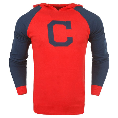 Cleveland Indians Team Logo Pullover Hoodie - Red