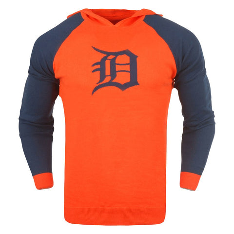 Detroit Tigers Team Logo Pullover Hoodie - Orange