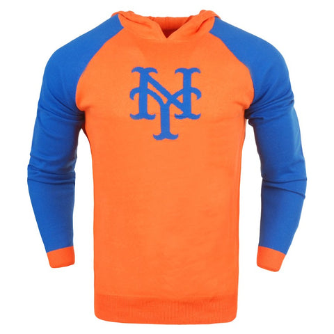 New York Mets Team Logo Pullover Hoodie - Orange