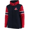 Boston Red Sox   Women's Plus Size Iconic Fleece Full-Zip Hoodie