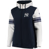 New York Yankees   Women's Plus Size Iconic Fleece Full-Zip Hoodie
