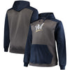 Milwaukee Brewers Majestic Fleece Hoodie - Charcoal/Navy