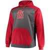 St. Louis Cardinals Majestic Fleece Hoodie - Charcoal/Red