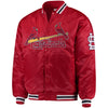 St. Louis Cardinals Majestic Big & Tall Satin Full-Button Jacket - Red