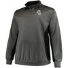 Chicago White Sox Majestic Fleece Pullover Quarter-Zip Jacket - Charcoal/Black