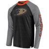 Anaheim Ducks   True Classics Tri-Blend Raglan Long Sleeve T-Shirt