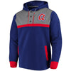 Atlanta Braves   True Classics Button-Up Henley Pullover Hoodie