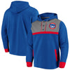 Chicago Cubs   True Classics Button-Up Henley Pullover Hoodie