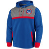 Chicago Cubs   True Classics Button-Up Henley Pullover Hoodie