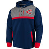 Cleveland Indians   True Classics Button-Up Henley Pullover Hoodie
