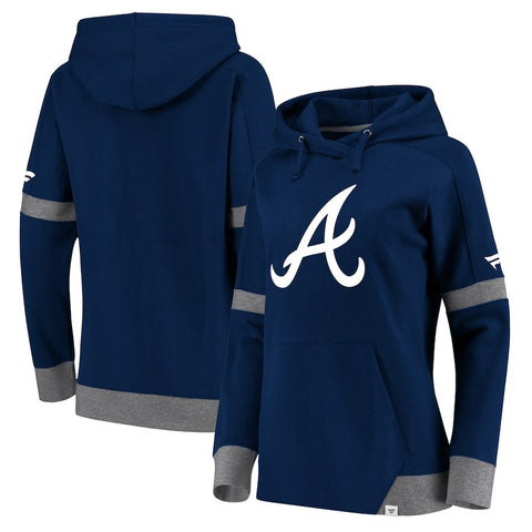 Atlanta Braves   Women Iconic Fleece Pullover Hoodie