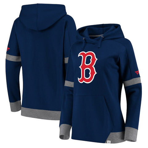 Boston Red Sox   Women Iconic Fleece Pullover Hoodie