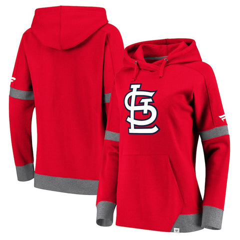 St. Louis Cardinals   Women Iconic Fleece Pullover Hoodie