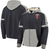 Minnesota Twins   Iconic Bold Full-Zip Hoodie