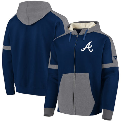 Atlanta Braves   Iconic Bold Full-Zip Hoodie