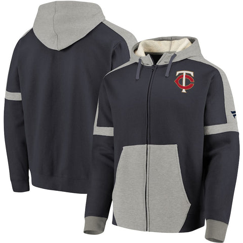 Minnesota Twins   Iconic Bold Full-Zip Hoodie