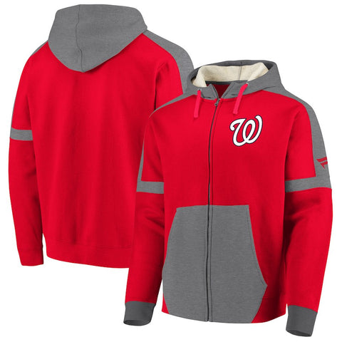 Washington Nationals   Iconic Bold Full-Zip Hoodie