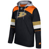Anaheim Ducks Silver Jersey Pullover Hoodie - Black