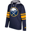 Buffalo Sabres Silver Jersey Pullover Hoodie - Navy