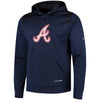 Atlanta Braves Majestic Armour Poly Fleece Pullover Hoodie